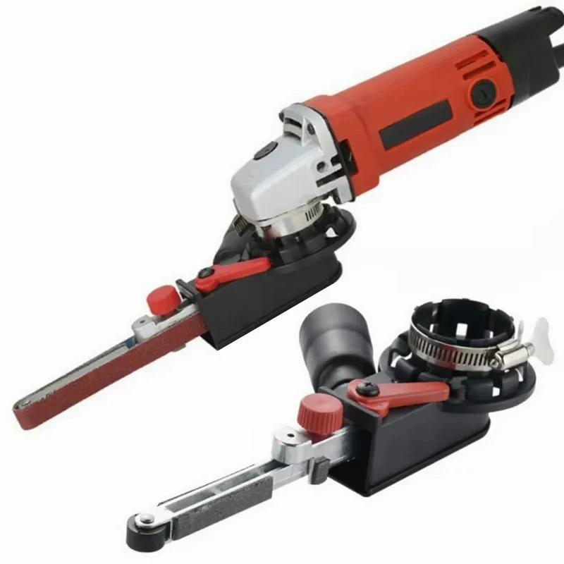 

360 Degree Rotatable Sanding Belt Sander Machine Converter M14 Electric Angle Grinder Adapter Head with Sanding Belts