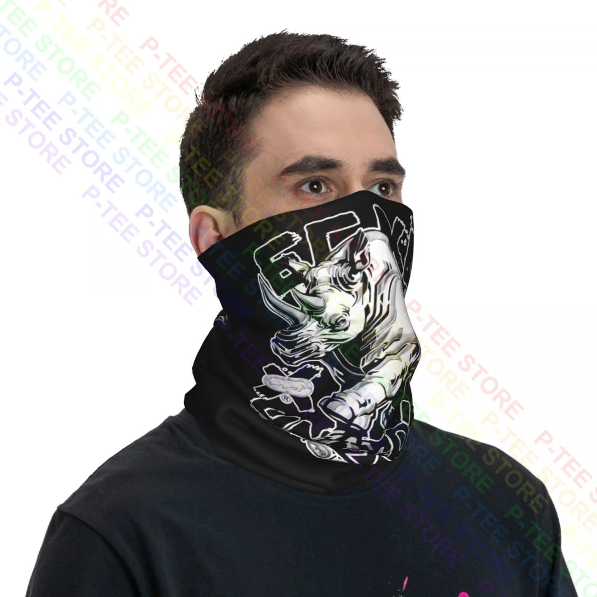 Ecko_Unltd. Neck Gaiter Bandana Scarf Face Mask Simple Fishing Breathable