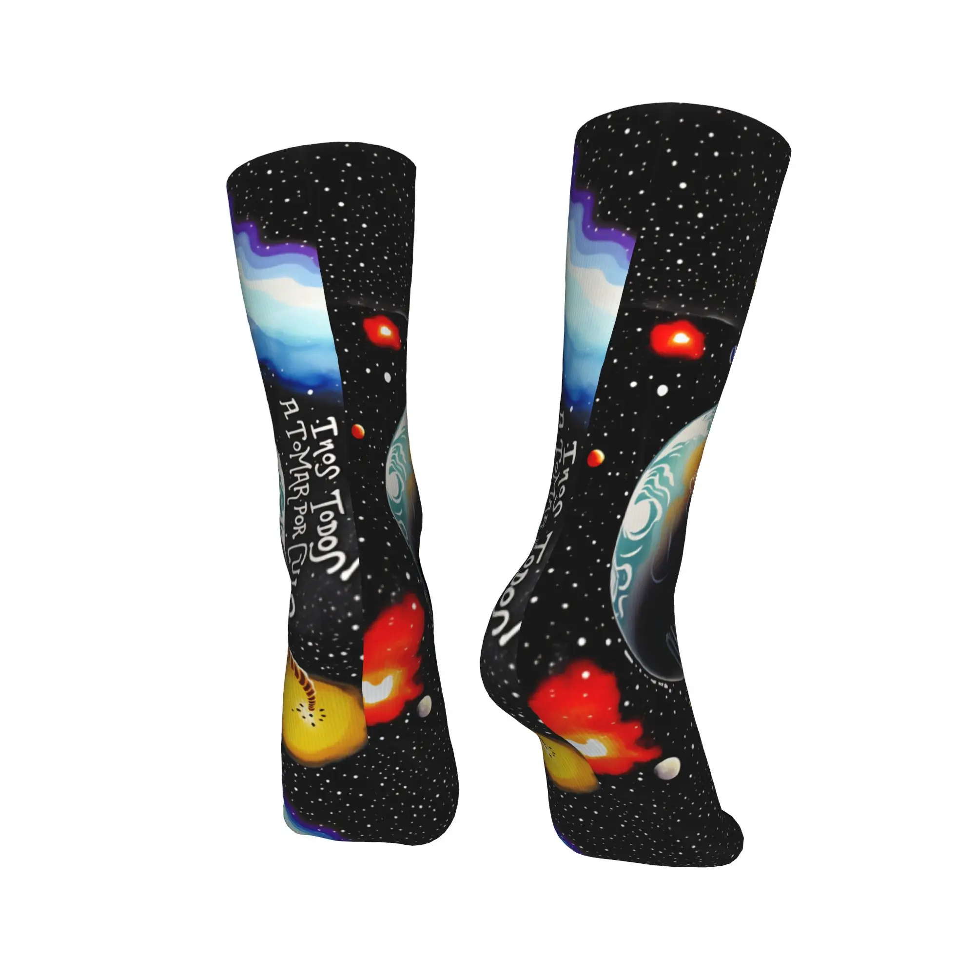 Fashion Rock Band Extremoduro Print Socks  Anti Bacterial Stockings Unisex Men Comfortable Sports Socks Winter Elegant Socks view 4