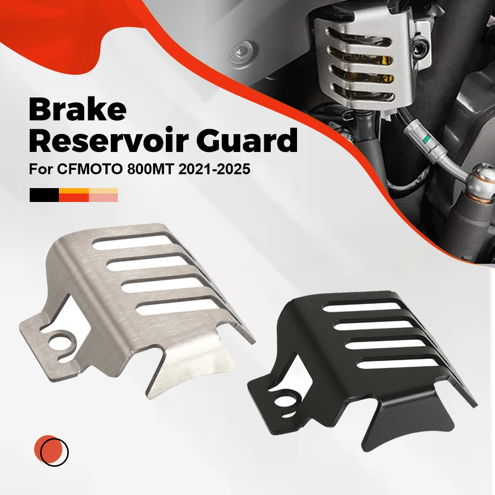 

FOR CFMOTO 800MT 800-MT 800 MT 2021 2022 Motorcycle Rear Alumiunm Brake Pump Fluid Tank Oil Cup Reservoir Guard Cover Protect