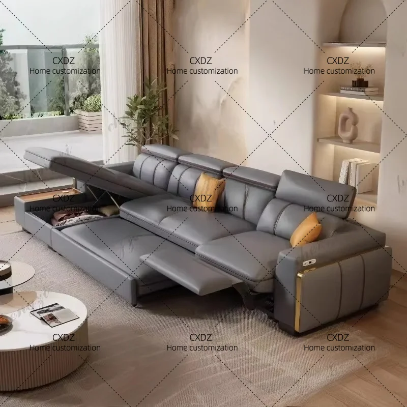 XXLuxury Modern Electric Sofa Armrest Waterproof  Relax Recliner Sofa Loveseat Apartments  Furniture Home