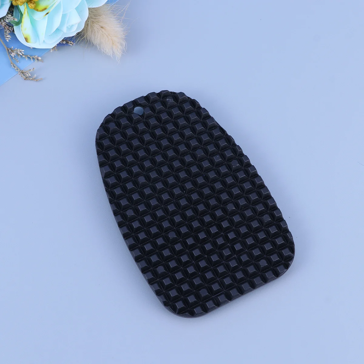 

Motorcycle Kickstand Pad Black Rugged Durable Support Plate For Motorbike Stand Coaster Scuff Protection Garage Floor Tile