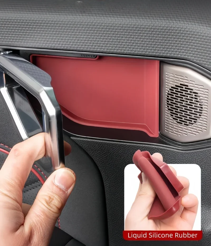 For JETOUR Traveler T2 C-DM 2023-2026 Car Interior Door Bowl Silicone Protective Pad Modified Car Interior Accessories