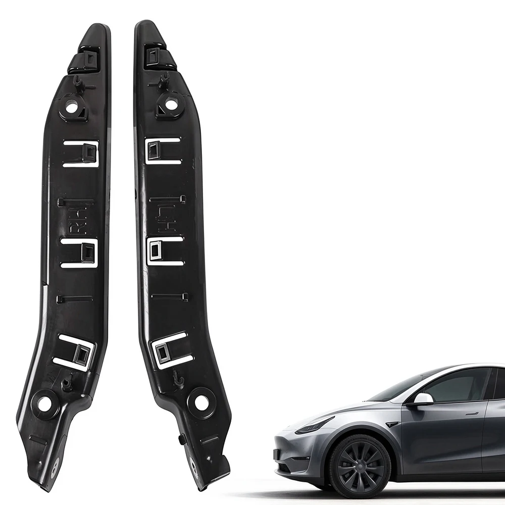 1 Pair Front Fender Bumper Mount Bracket For Tesla Model Y 2019-2024 Left#1493770-00-B Right#1493771-00-B Auto Replacement Parts