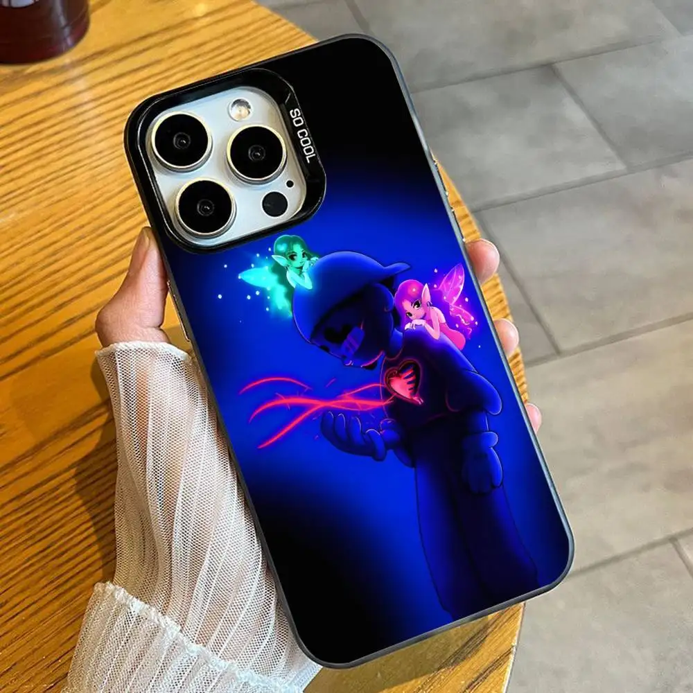Por-Si-Manana No-Estoy O-Omar C-CourtzS Etui na telefon iPhone 16 17 15 14 12 13 Pro Max Czarne Matowe Odporne na Wstrząsy — zdjęcie produktu 2