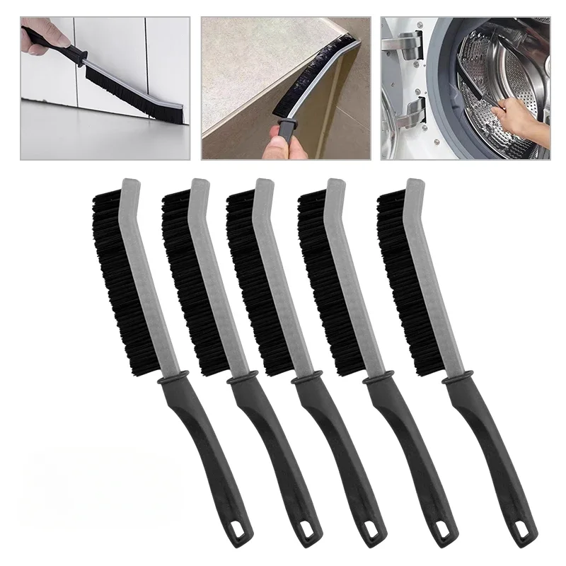 Crevice Cleaning Brush Multifunctional Thin Brushes with Long Handle Ultra-Fine Ergonomic Quick-Drying for Cars Window Bathrooms