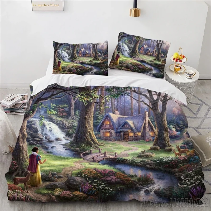 3D Cartoon Film Aladdin Duvet Cover Set HD Comforter Cover for Kids Bedding Sets Bedclothes Bedroom Decor