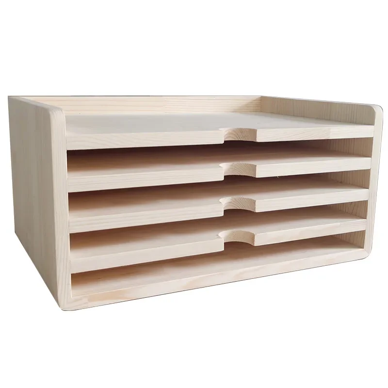 

Custom Folder Bookshelf Keyboard A4 Paper Typing Solid Wood Storage