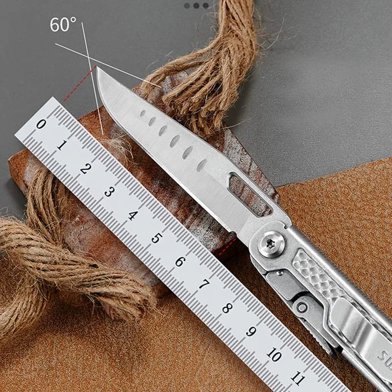 SWISS TECH 11 in 1 Mini Multitool EDC Outdoor Camping Survival Multi-function Tools with Scissors Screwdriver Multi Tool