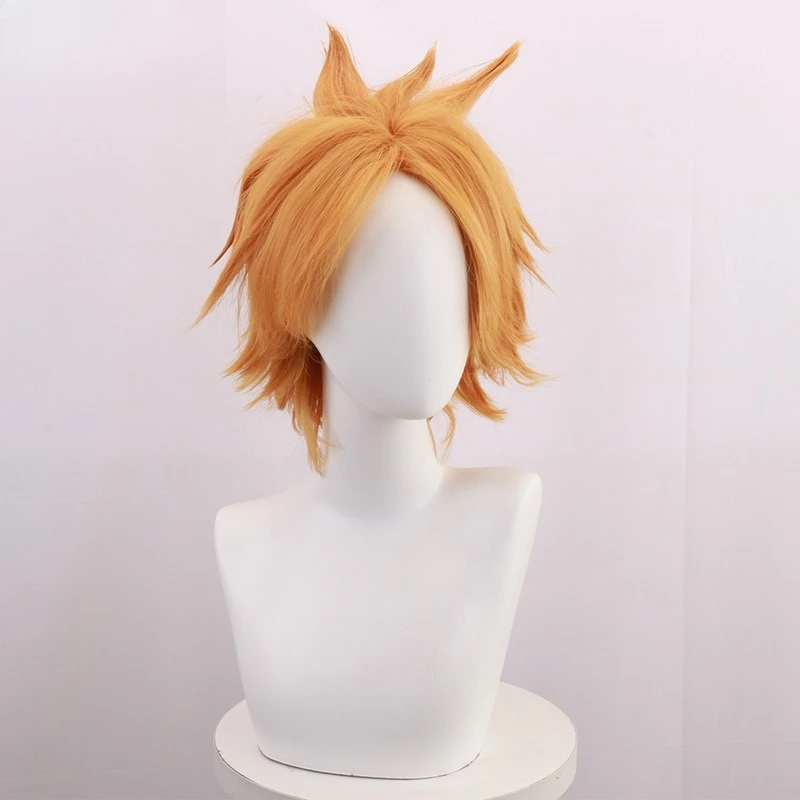 My Hero Academia Kamina Electric Khaki Reverse Curl Cosplay Wig High Temperature Fiber Anime Wig