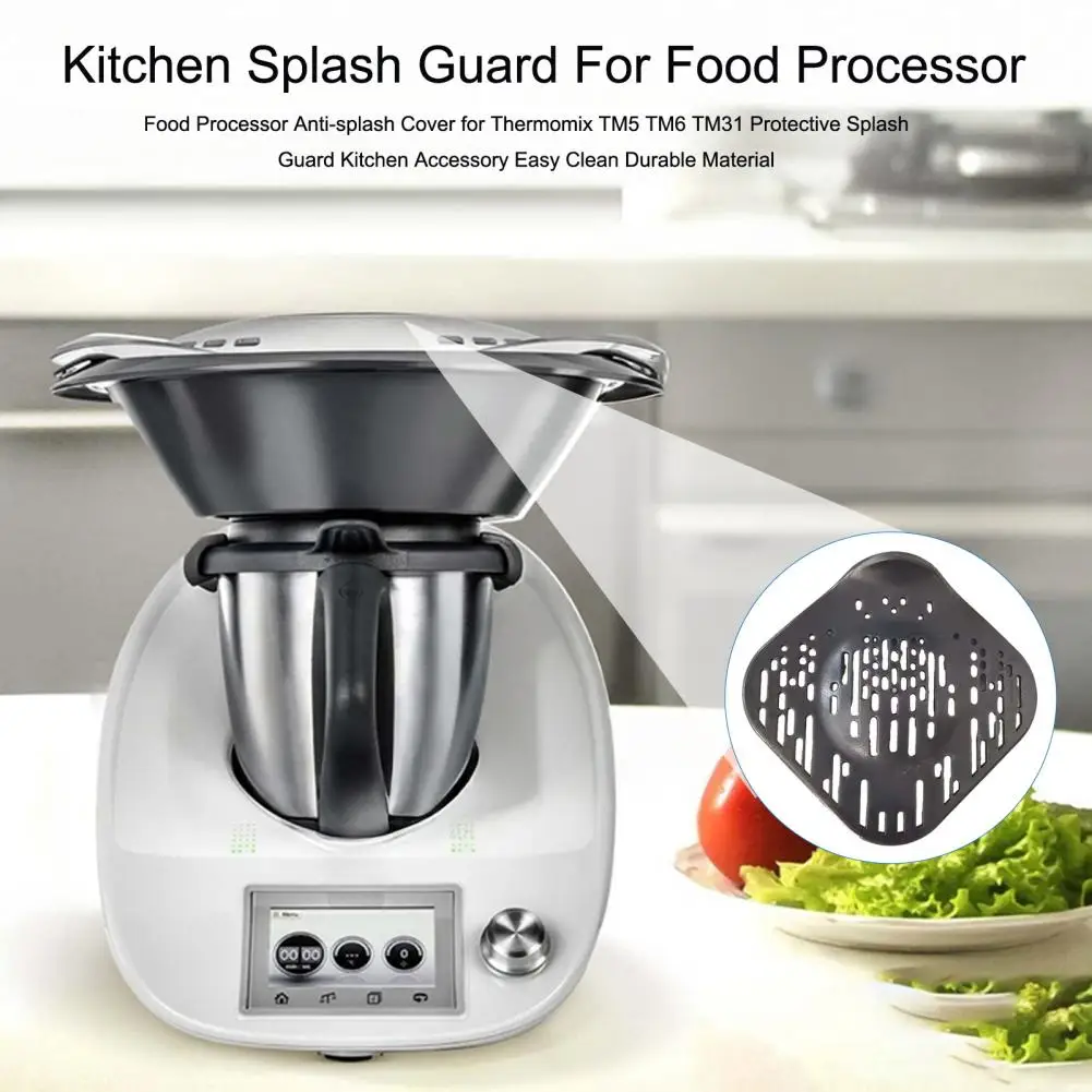 Kitchen Splash Guard Splash Guard Cover for Thermomix Tm5 Tm6 Tm31 Mess-free Food Processor Lid Anti-splash Protective