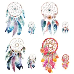 Large Thermal Sticker Dream Catcher Heat Transfer Sticker T-shirt Jacket DIY Applique Washable Iron on Transfer for Clothing