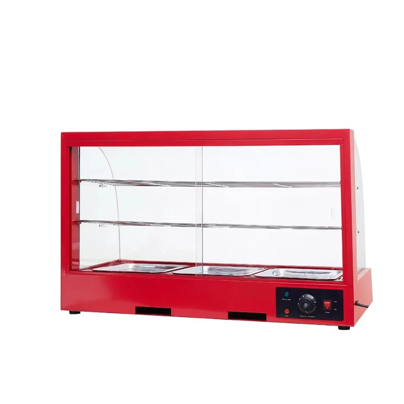 Electric Steamer Display/Food Display Steamer/Warmer Showcase Pizza Warmer Display