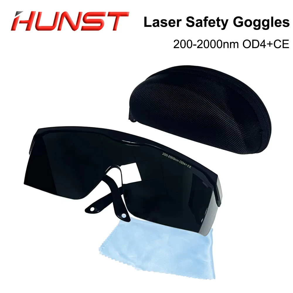 HUNST Dispositivo de depilación de belleza UV infrarroja cubierta protectora láser de seguridad 200-2000nm OD4 + CE gafas protectoras
