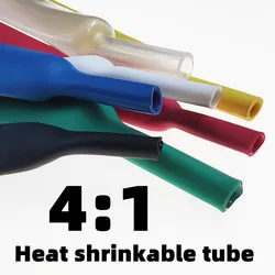 heat shrink4:1 with Glue Heat Shrink Tube Heat Shrink Packaging Kit Electronic Connection Wire and Cable Insulation Sleeve