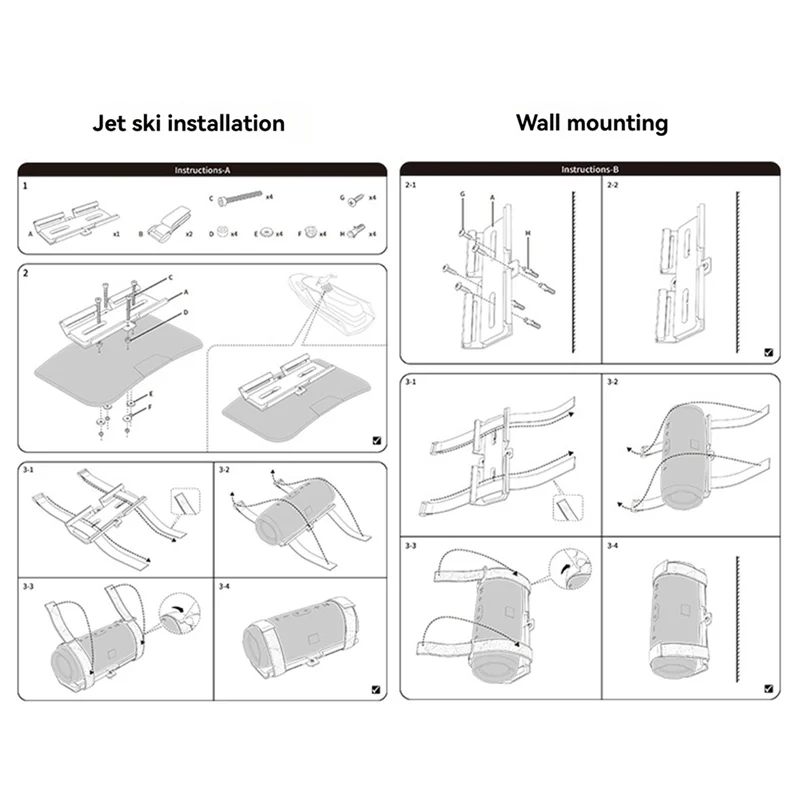 

AY14 -Universal Bluetooth Speaker Bracket Portable Bicycle Metal Bracket Adjustable Bicycle Speaker Bracket With Straps