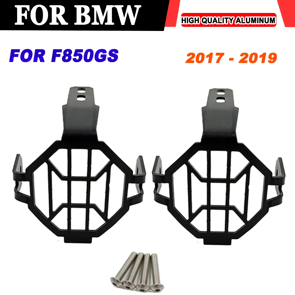 

For BMW F850GS F750GS F700GS F650GS F850 GS 2017 - 2019 Motorcycle Accessories Fog Lamp Light Guard Cover Grille Protector