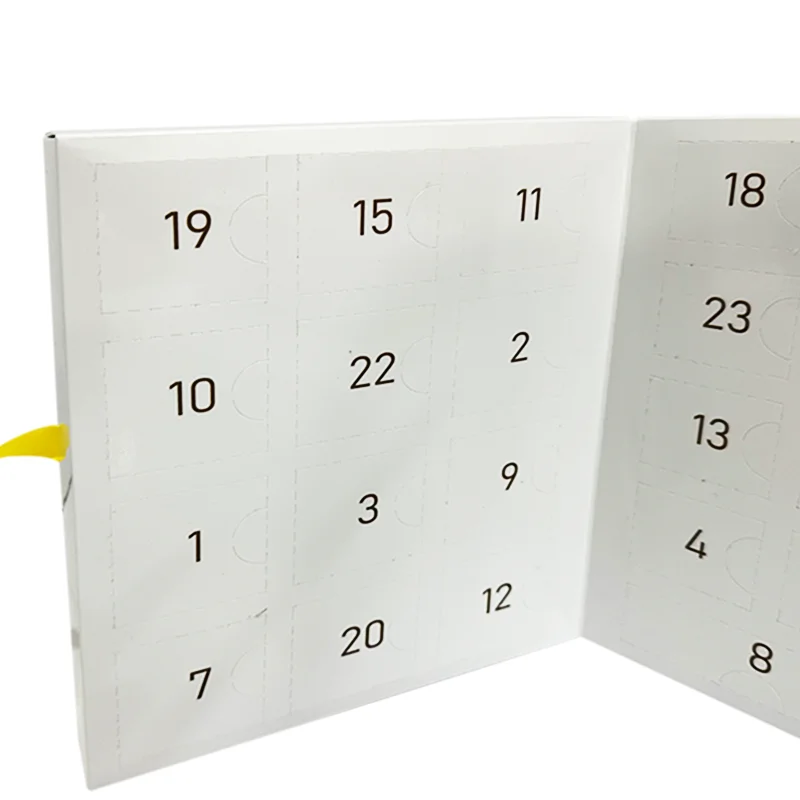 Customization.Manufacturer Gift Cardboard Advent Calendar Box Packaging Box with 24 Days