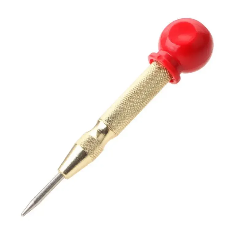 High hardness semi-automatic center punch automatic spring locator positioning punch with cap