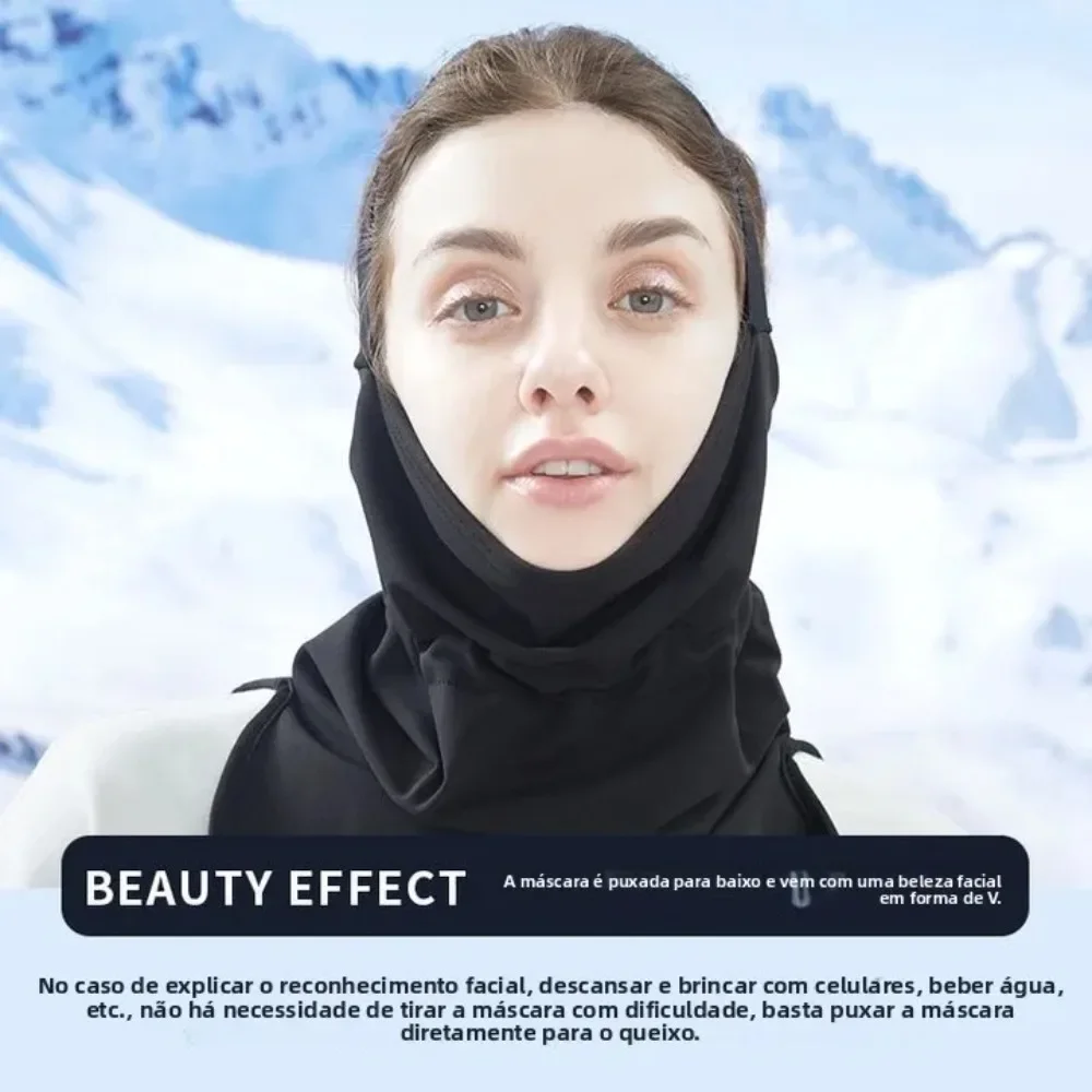 

Adjustable Ski Face Mask for Women - Breathable Windproof Headwear for Mountain Climbing & Winter Sports