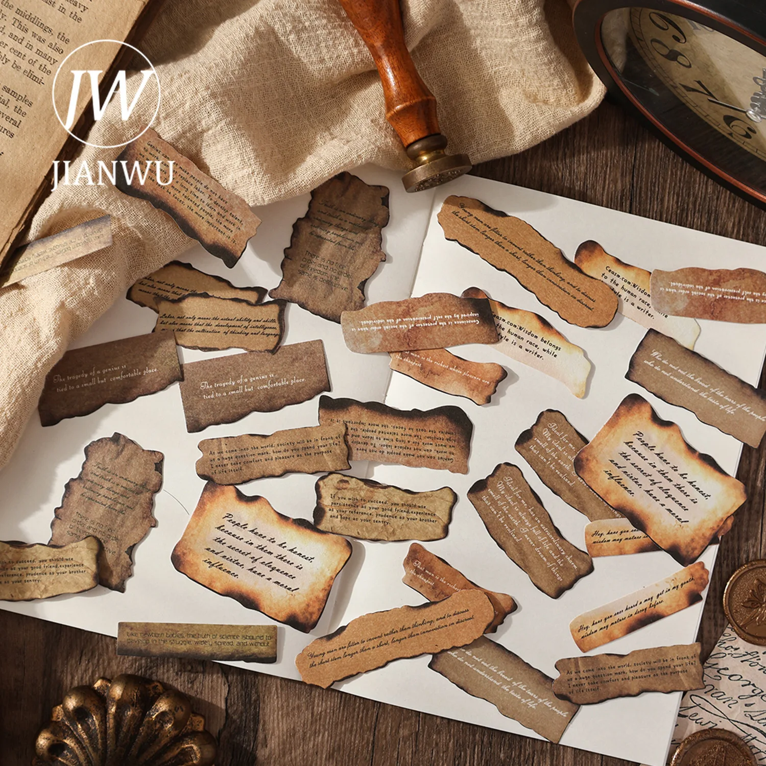 

JIANWU Memory Letter Series винтажная английская текстовая пленка пейзажный материал коллаж наклейка для скрапбукинга креативный журнал канцелярские принадлежности