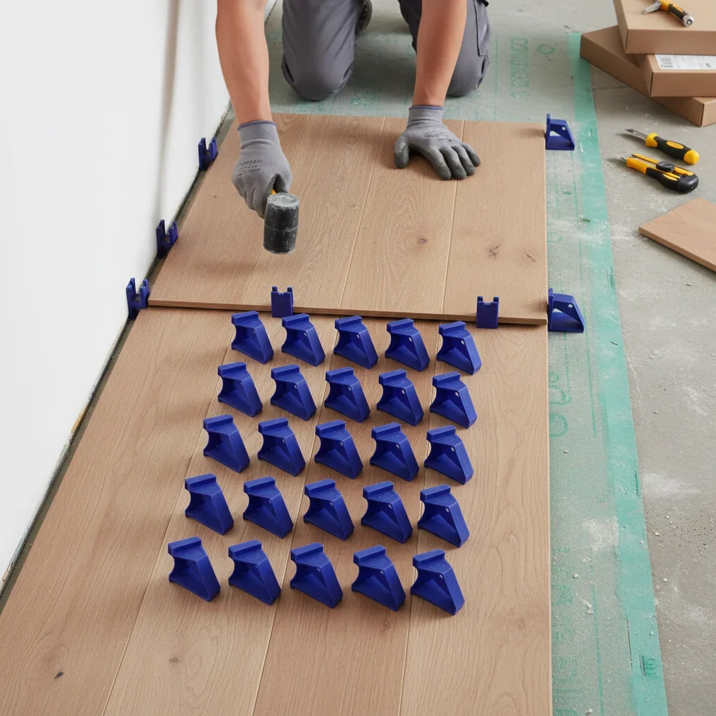 

20Pcs 2 In 1 Laminate Flooring Spacers Triangular Wood Flooring Spacers With 1/2 And 1/4in Gaps Tile Installation Resist Rust