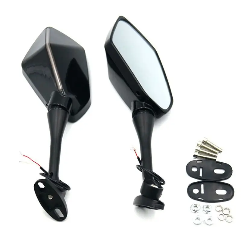 Motorcycle Modified Dual Light Rearview Mirror Led Turn Signal Rearview Mirror Thread 6Mm+ Dual Light