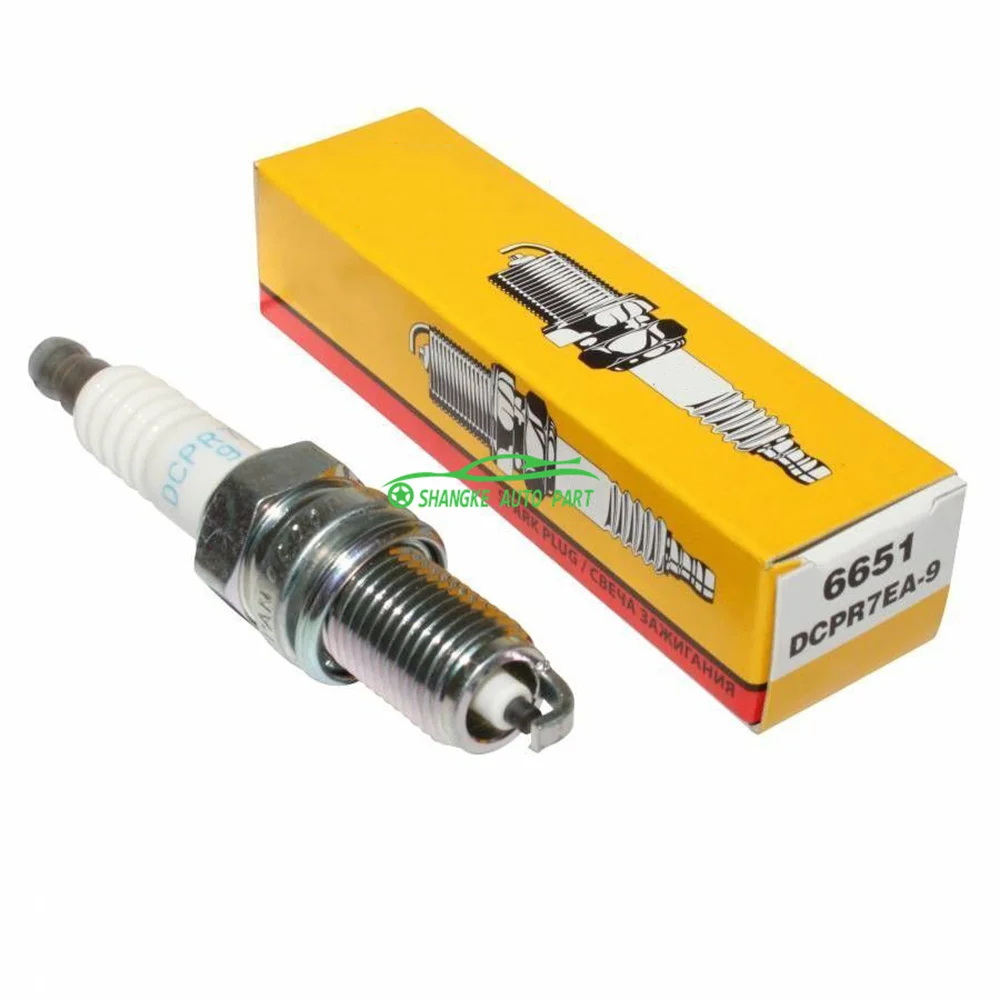 Original Laser Iridinum Spark Plugs OEM DCPR7EA-9 6651 DCPR7EA9-6651  FOR DDaihatsu Sirion Terios 1.3L 90048-51196 90048-51197