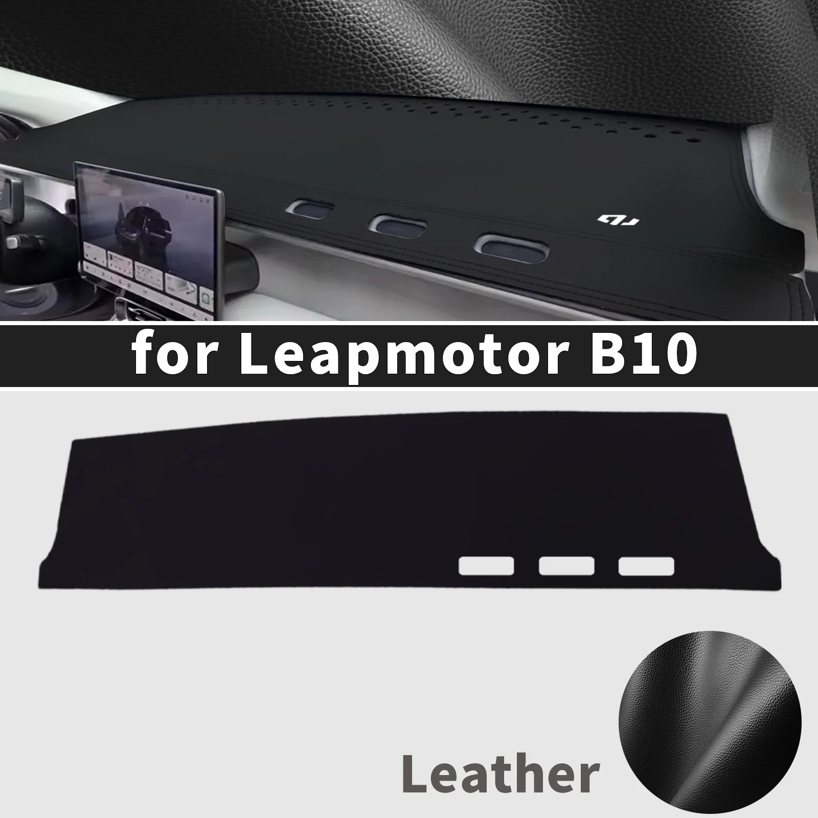 

for Leapmotor B10 Car Dashboard Cover Mat Sunshade Anti‑Slip Dash Carpet Protector Interior Parts Accessories