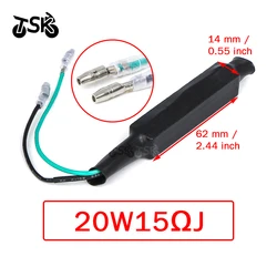 12V 20W Fault For Motorcycle Flashing Turn Lights LED Load Resistor Light Blinker Error Repair