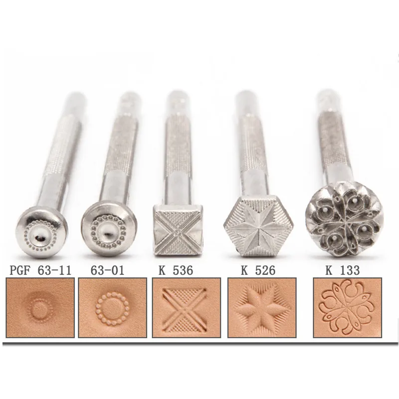 New Patterns Leather Stamp Tools Metal Stamps For Leather Craft Working of The Skin Genuine Cowhide Carving Pattern Flower Totem