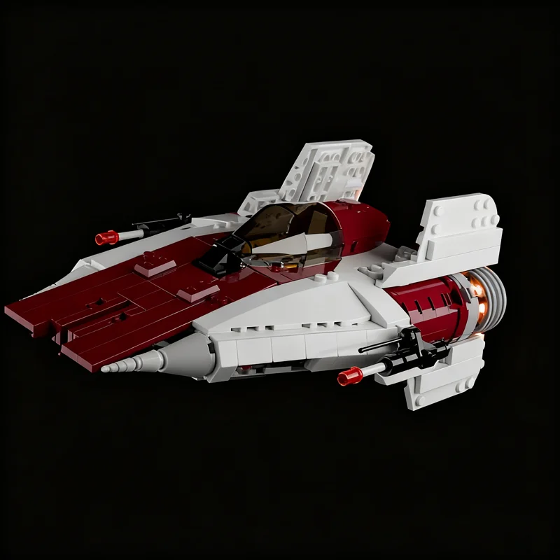 503 Uds. MOC RZ 1 A Wing Minifig escala estrella batalla modelo arquitectura de bloques de construcción juguete regalos de navidad educación ladrillo cumpleaños