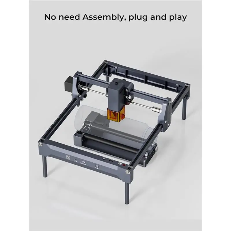 A93G Y-Axis 360 Degree Rotation For Cylindrical Object Rotary Roller With Bracket, For Cups, For Engraver And Cutter