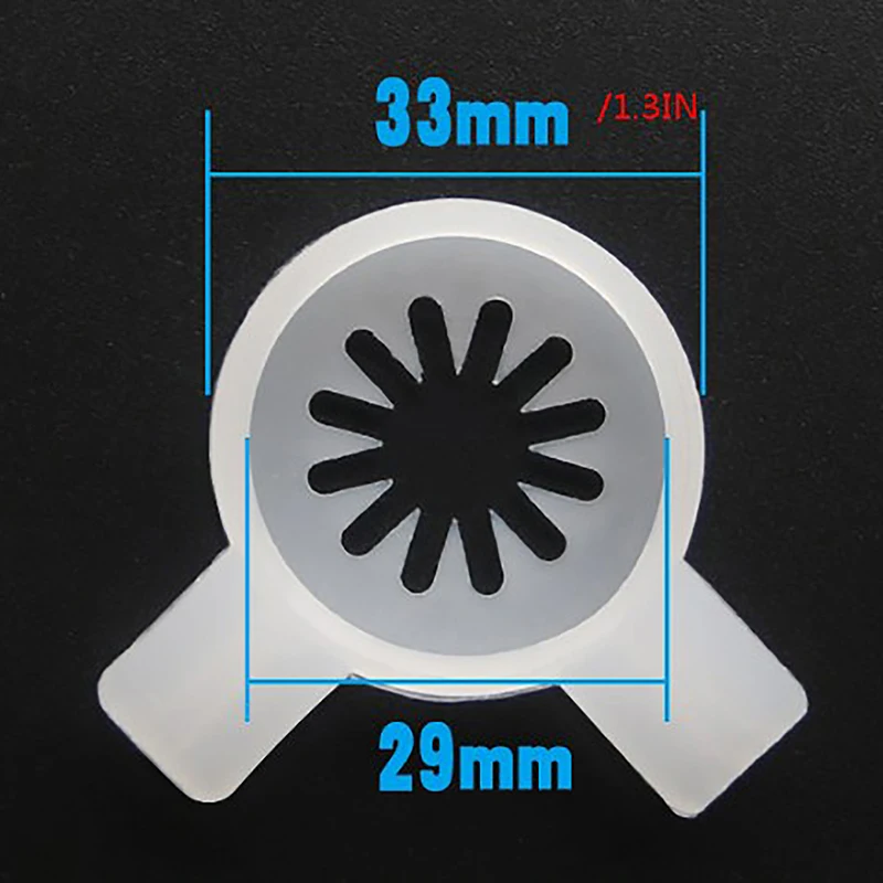 Ice Cream Shape Nozzle Lids Magic Modelling Caps Spare Part Replacement Soft Ice Cream Machines 29mm Inner Diameter