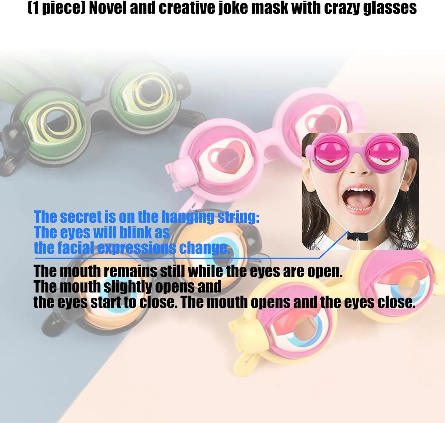 أطفال حفلة لصالح مضحك المزح نظارات لعيد الميلاد هدية عيد ميلاد البلاستيك ألعاب جديدة لعب الاطفال نظارات مضحكة