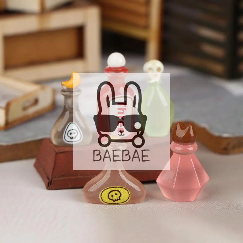 

5Pcs Doll House Vintage Magic Scene Accessories Miniature Magic Bottle Decoration Ornaments Party Favors & Holiday Gifts