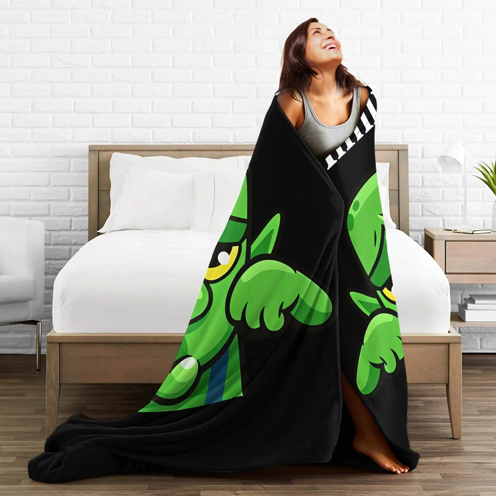 Clashes Royaleds Game Blanket الفانيلا رهيبة تنفس رمي البطانيات للمنزل مطعم الشتاء #4