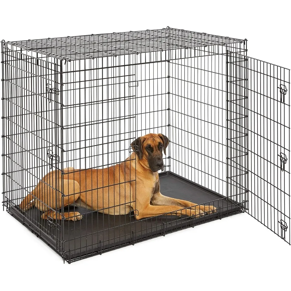 Imagem -04 - Double Door Dog Crate para Xxl Cães Raças Great Dane Mastiff st Michael Drop Pin Assembly Adults 54