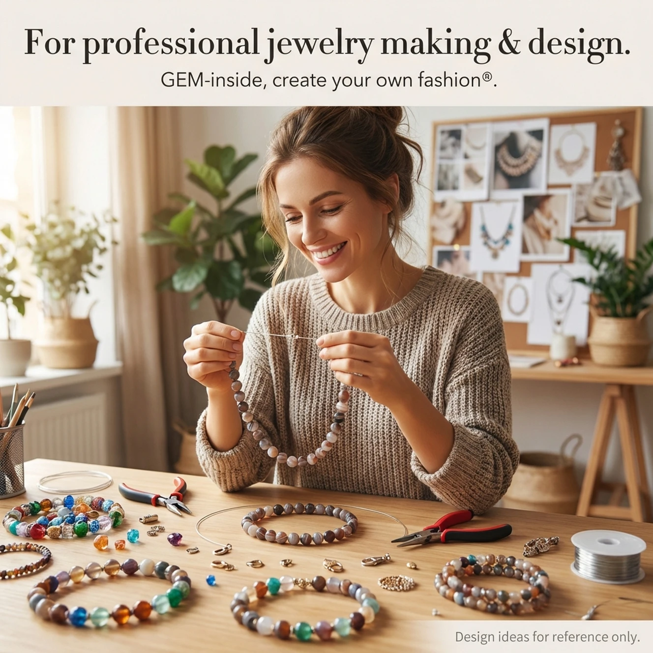 Perles rondes à facettes en agate naturelle du Botswana, pour la fabrication de bijoux, fil de 15 pouces, accessoires perle 4mm 6mm 8mm 10mm