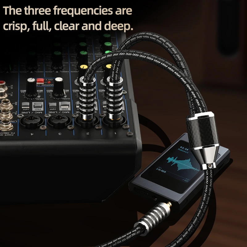 Cavo HiFi da 4,4 mm a doppio 6,5 mm OCC placcato argento 4,4 bilanciato a splitter Cavo audio doppio 6,5 TS per amplificatore lettore bilanciato