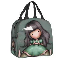 2023 New Anime Santoro Gorjuss Girl borsa da pranzo isolata per cartone animato a tenuta stagna Cooler Thermal Lunch Tote Beach Camping Travel