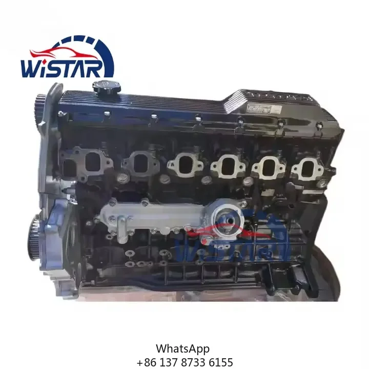 20261HD Motor Long Block Inline 6 Diesel 4.2L 1HD 1HD-T 1HD-FTE Engine For Toyota Land Cruiser 80 Series Coaster