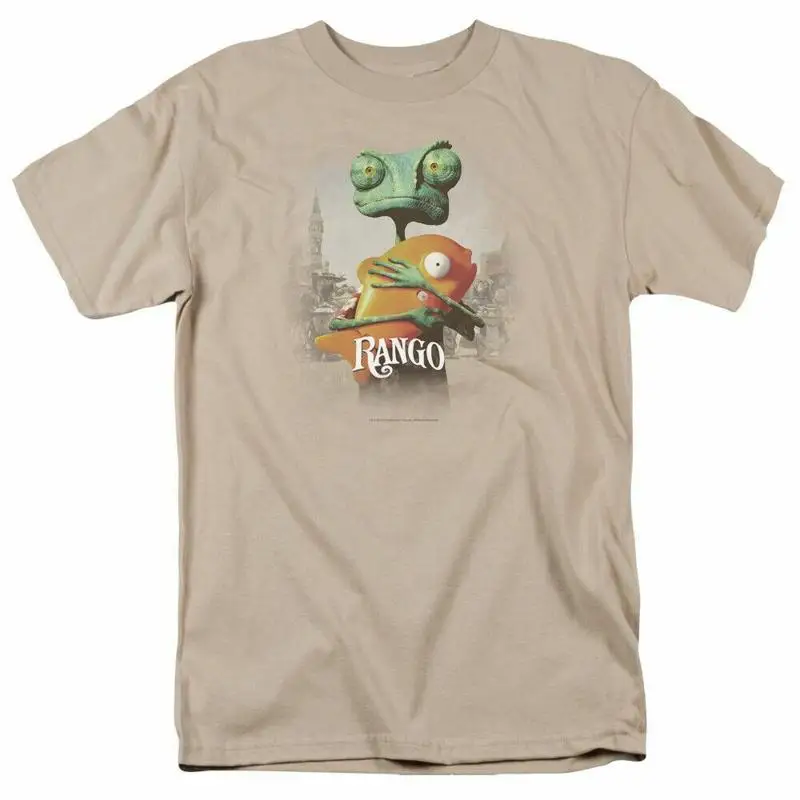 

Rango Poster Art T Shirt Mens Licensed Movie Mr Timms Sand