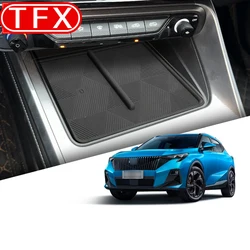 For GAC GS3 2024 Emzoom 2025 Car Central Control Wireless Charging Silicone Pad Central Storage Dustproof Mat Auto Acccessories
