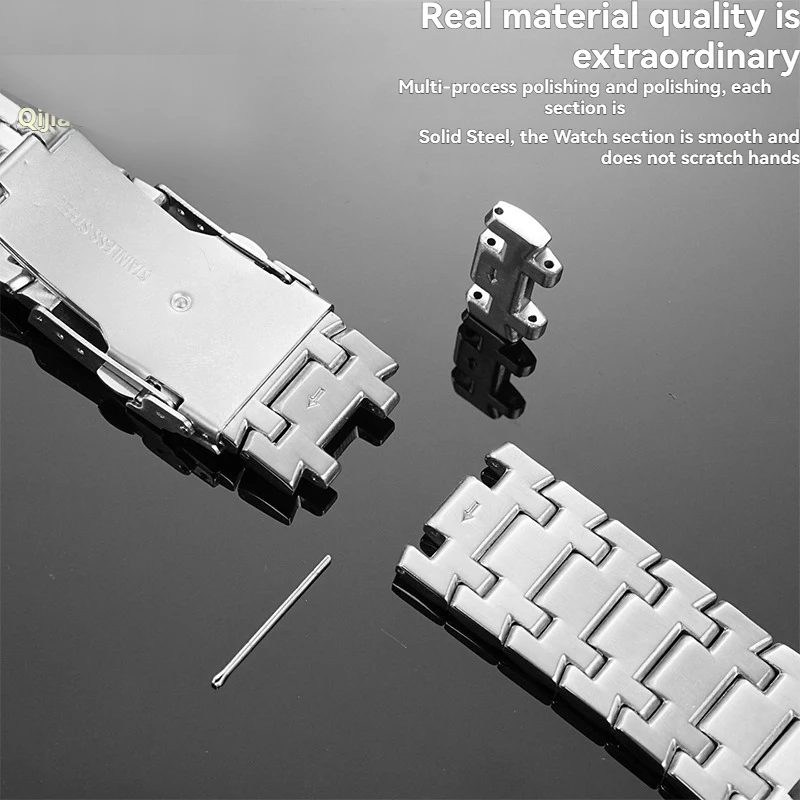 EF-539 Watch Band Stainless Steel Bracelet for Casio Edifice 5118