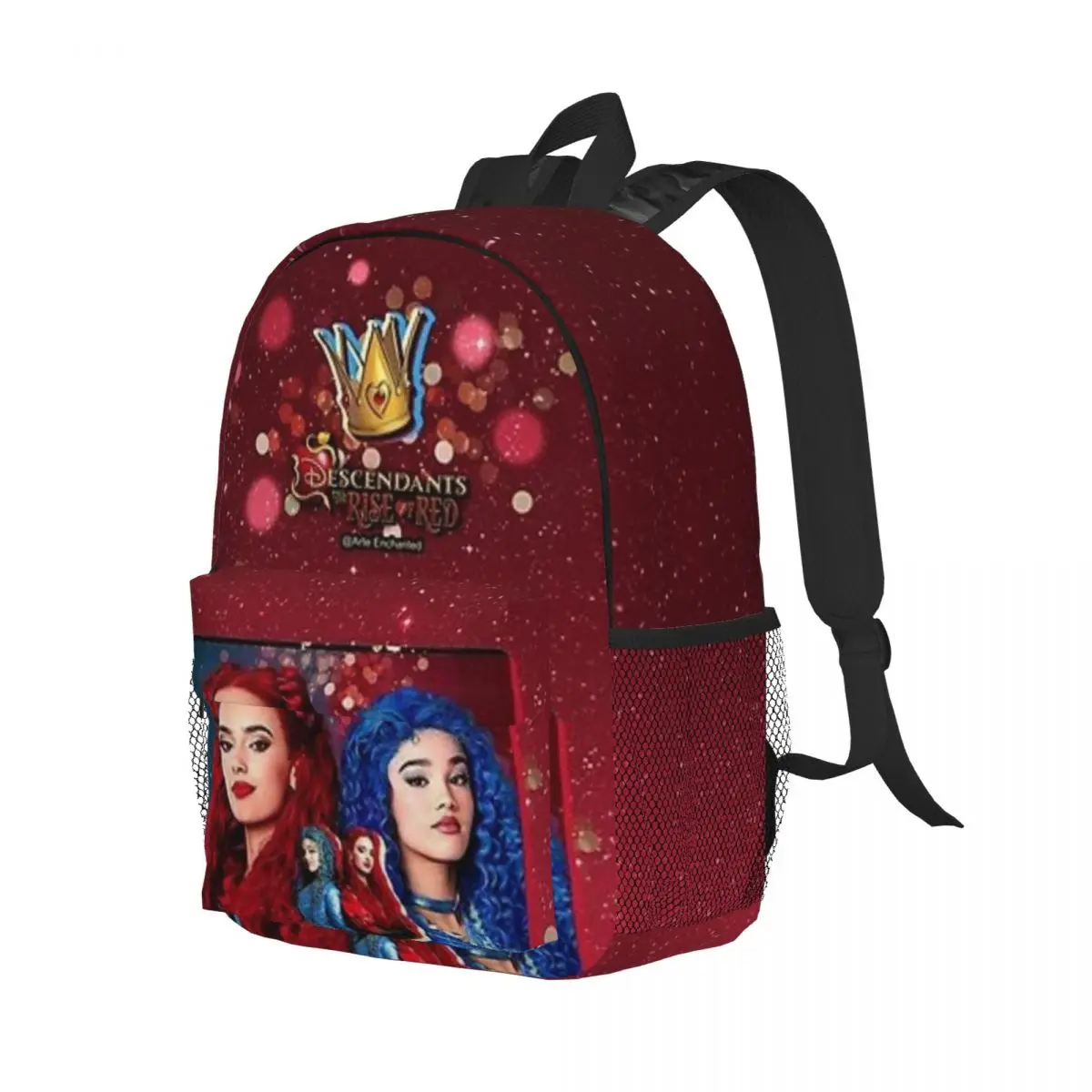 Descendants 4 The Rise Of Red Printed Lightweight Casual Schoolbag For School, Outdoor, Shopping, Office 15inch