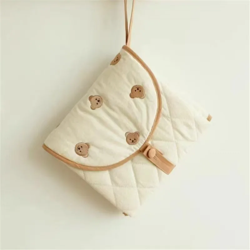 

New Portable Multi-Functional Baby Changing Pad with Foldable Diaper Bag for Short Trips