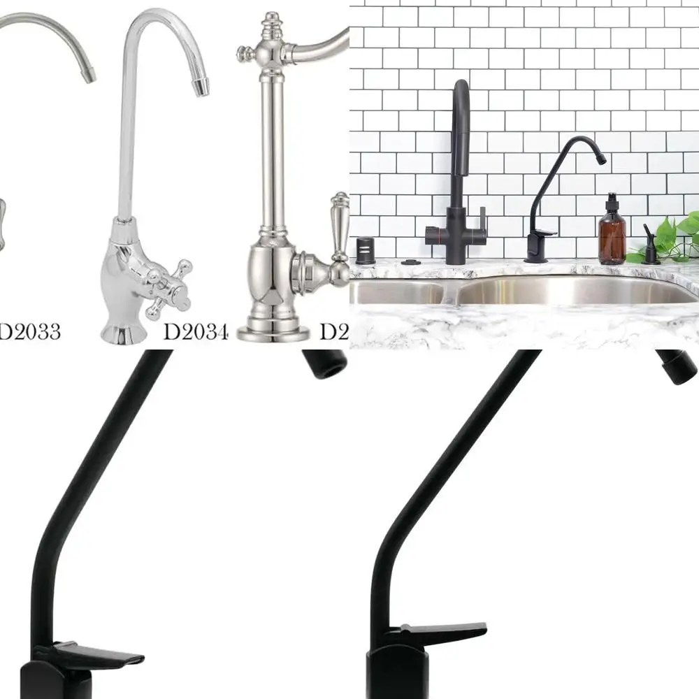 

8 Matte Black Touch-Flo Pure Cold Water Dispenser Faucet
