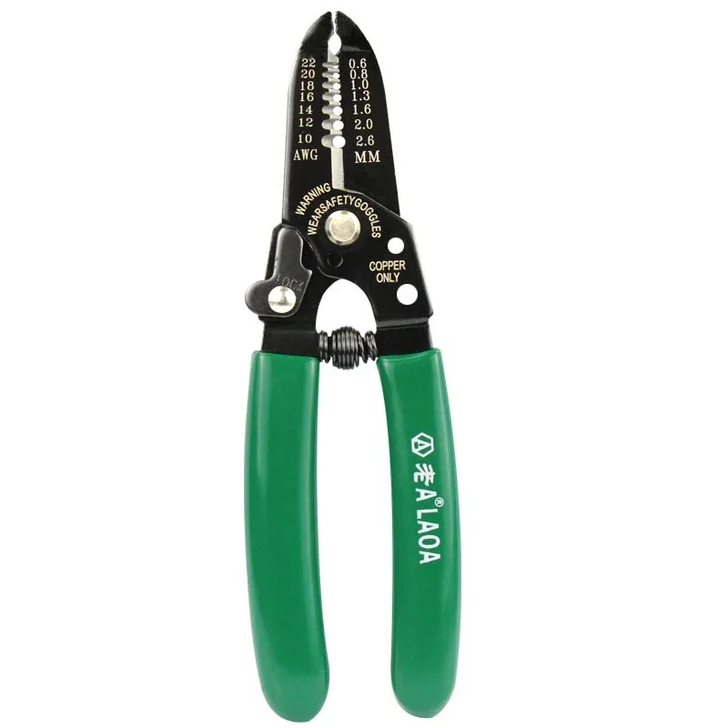 LAOA 7inch Wire Stripping Pliers Multifunction Cable Stripping Tools Portable Electricians Pliers