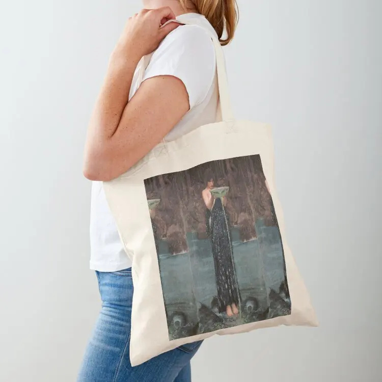 

Circe Invidiosa - John William Waterhouse Tote Bag tote bag men's Custom bag handbag shopping trolley